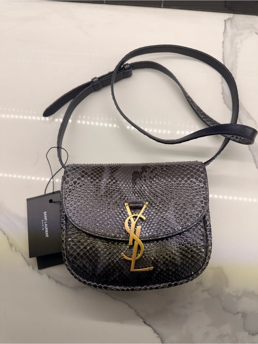 NWT Saint Laurent Kaia Python Bag
